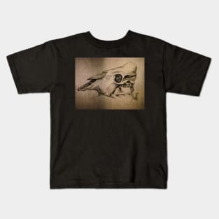 Vintage cow skull Kids T-Shirt